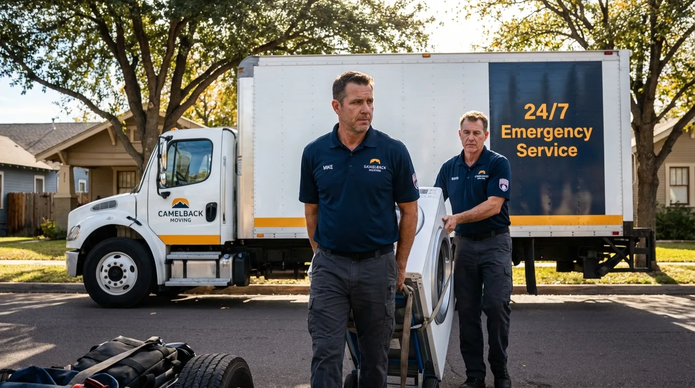CamelBack Moving crew loading furniture in Rainsville, AL