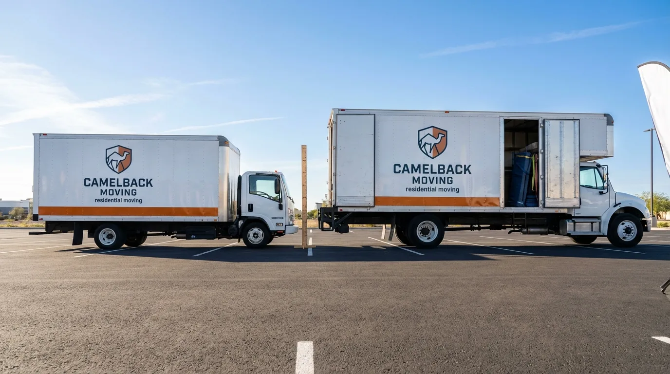 Moving truck size capacity guide in Rainsville